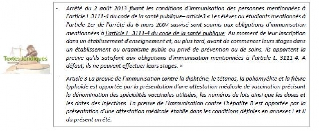 Conditions d'admission d&eacute;finitive 2