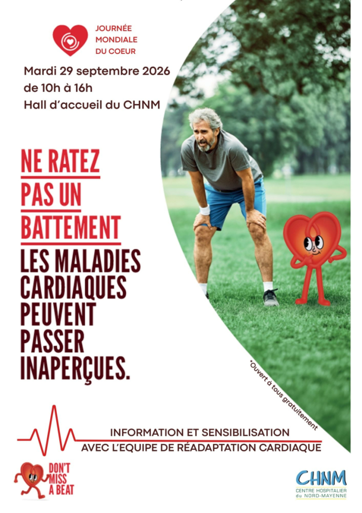 Affiche journée mondiale du coeur 2026 - crédit world-heart-federation