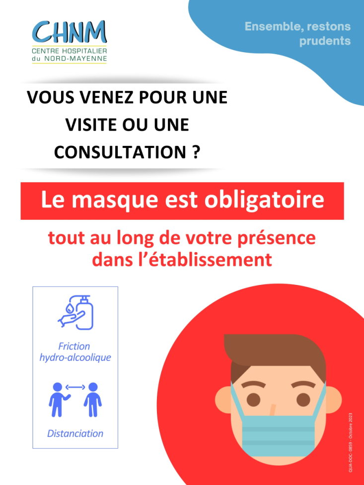 Affiche infos patients visiteurs