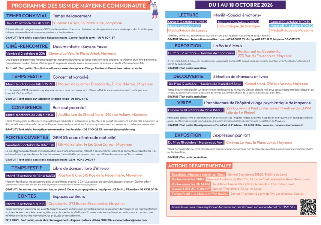 programme p2 sism